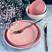 Обеденный сервиз на 6 персон 24 предмета Lesto Lenardi розовый