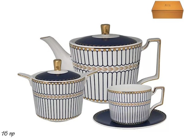 Чайный сервиз Lenardi Стиль 16 предметов 250 мл