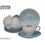 Чайный набор Lenardi Акварель голубая 12 предметов