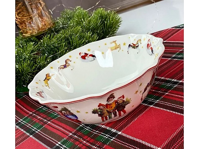 Салатник 18 см Новогодний Lenardi