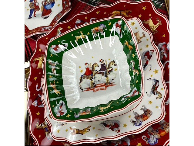 Салатник 18 см Новогодний Lenardi