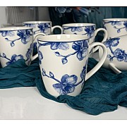 Набор из 6 кружек 350 мл Blue Flowers Lenardi