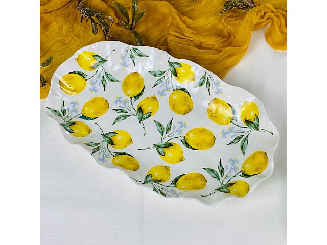 Набор из 2 овальных блюд 30,5 см Лимоны Lenardi