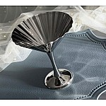 Креманка на ножке рифленая Steel Lenardi Креманка на ножке рифленая Steel Lenardi