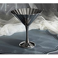 Креманка на ножке рифленая Steel Lenardi Креманка на ножке рифленая Steel Lenardi