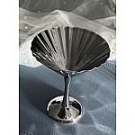 Креманка на ножке рифленая Steel Lenardi Креманка на ножке рифленая Steel Lenardi