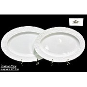 Набор из 2 овальных блюд 25см Lenardi Грация