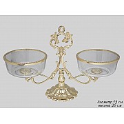 Менажница на ножке Империя Lenardi 26 см