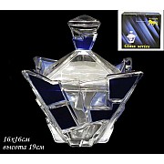 Сахарница с крышкой Lenardi Iceberg 16см