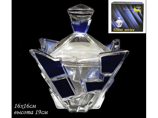 Сахарница с крышкой Lenardi Iceberg 16см Сахарница с крышкой Lenardi Iceberg 16см