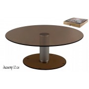 Тортовница вращающаяся Lenardi Капли черная 32 см