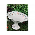 Фруктовница на ножке Земляника Lenardi 23 см