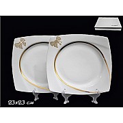 Набор из 2-х тарелок 23 см Lenardi Бантик