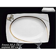 Прямоугольное блюдо 30,5см Lenardi Бантик