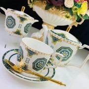 Чайный сервиз Lenardi Майолика синий 14 предметов