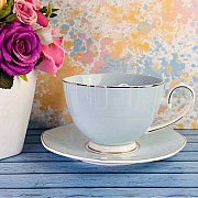 Чайный набор на 6 персон 12 предметов 250 мл Viola Lenardi голубой