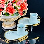 Кофейный набор Good Lenardi на 6 персон 12 предметов голубой Кофейный набор Good Lenardi на 6 персон 12 предметов голубой