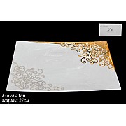 Прямоугольное блюдо 41см Lenardi Золотой орнамент