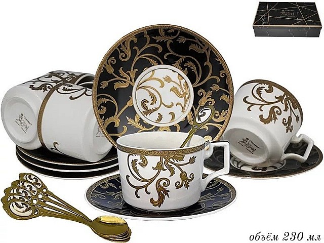 Чайный набор Lenardi Toska 18 предметов 230 мл