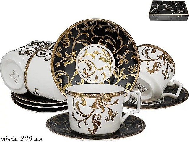 Чайный набор Lenardi Toska 230 мл 12 предметов