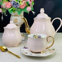 Чайный сервиз Нежность Lenardi розовый 16 предметов
