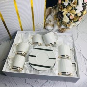 Чайный набор Эллада Lenardi на 6 персон 12 предметов бежевый