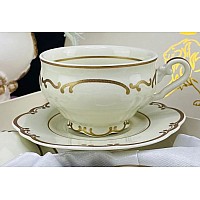 Чайный набор Barocco Lenardi на 6 персон 12 предметов 250 мл