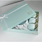 Чайный набор на 6 персон 12 предметов Glace Lenardi голубой Чайный набор на 6 персон 12 предметов Glace Lenardi голубой