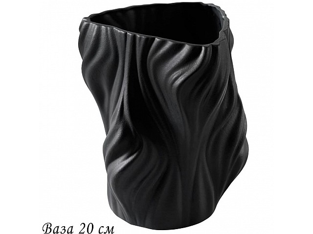 Ваза 20 см Эфиопия Lenardi черная