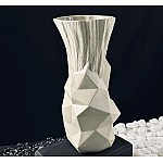 Ваза 34 см Эфиопия Lenardi бежевая