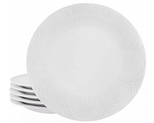 Набор из 6 тарелок 18 см Bamboo Lenardi
