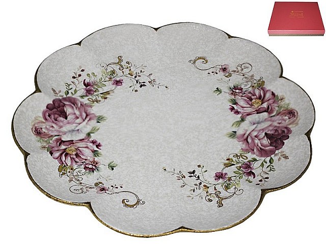 Блюдо 31 см Мраморная Lenardi