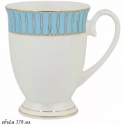 Кружка 350 мл Тифани золотая Lenardi