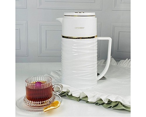 Термос 1000 мл Therm Lenardi золото белый