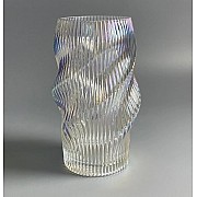 Декоративная ваза для цветов 24см Vase Lenardi перламутр