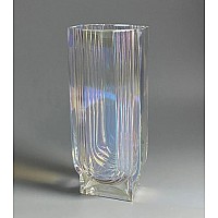 Декоративная ваза для цветов 30см Vase Lenardi перламутр