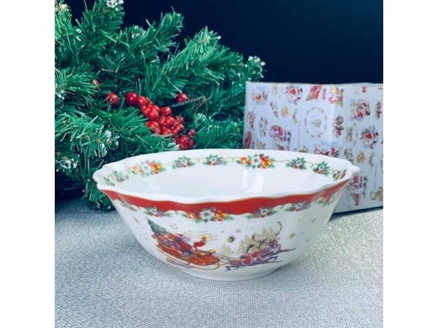Салатник Новогодний Lenardi 18 см