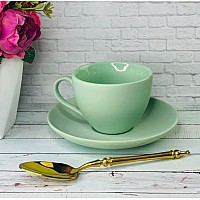 Кофейный набор на 6 персон 12 предметов Lesto Lenardi зеленый