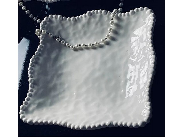 Квадратное глубокое блюдо 26 см Маринет Lenardi