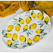 Набор из 2 овальных блюд 35,5 см Лимоны Lenardi