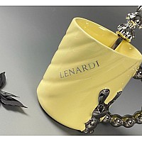 Кружка 430 мл с ложкой Мишки Lenardi желтая