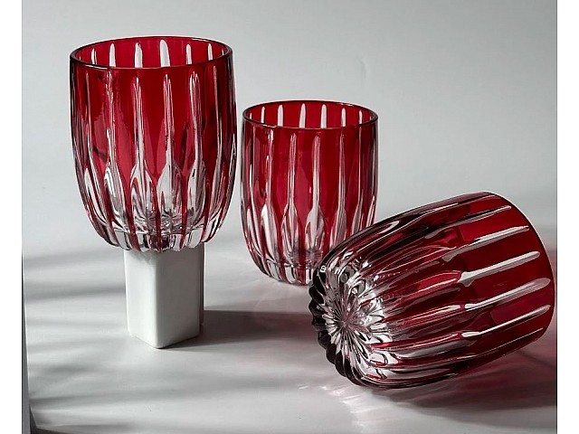 Набор из 6 стаканов 285 мл Gamma Lenardi красный