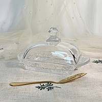 Масленка 17 см с ножом Butter Lenardi