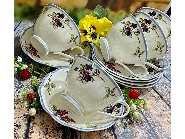 Чайный набор Ягоды Lenardi 12 предметов