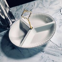 Менажница 25 см Marzipan grey Lenardi