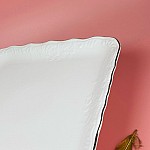 Квадратное блюдо на ножке 29 см Агата Lenardi