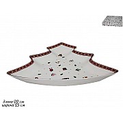 Блюдо ЁЛКА 25,5х21 см Новогодний Lenardi