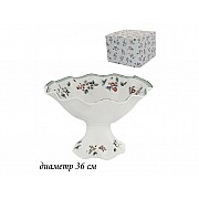 Фруктовница на ножке Земляника Lenardi 36 см