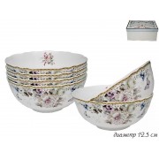 Набор 6 салатников Lenardi Хризантемы 12 см