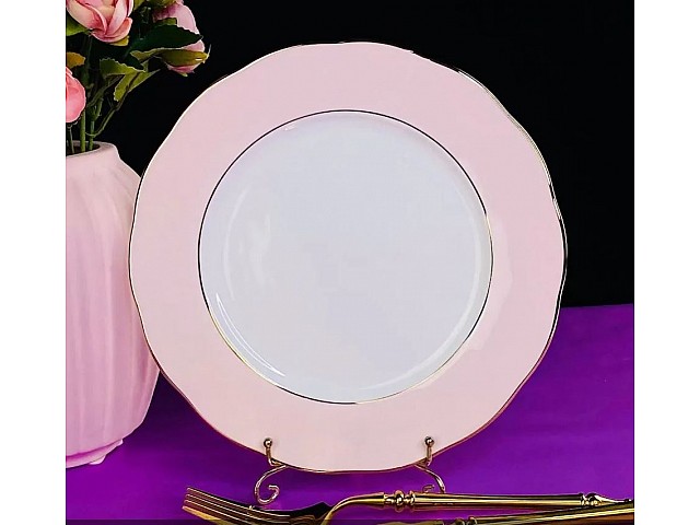 Набор 6 тарелок 27 см Pink Lenardi